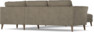 Bridge - Hörnsoffa, 2+3-sits med schäslong höger - Beige
