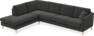 Eden - 3-sits soffa med divan - Grå