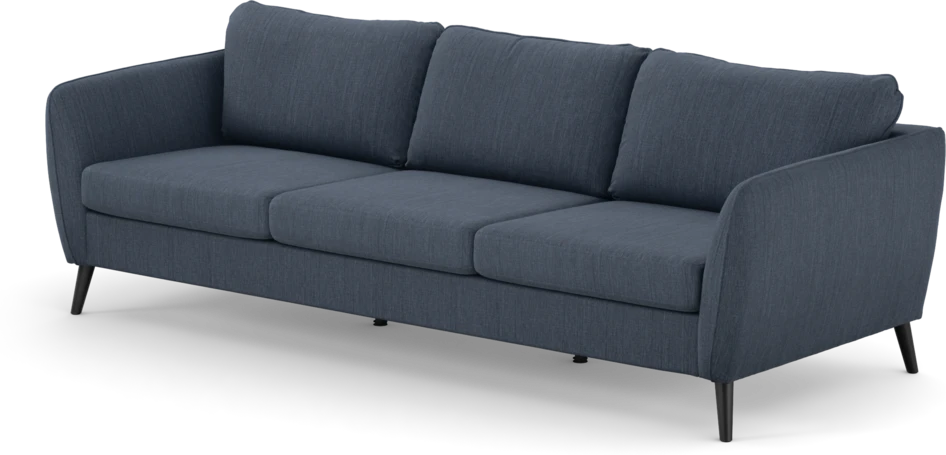 County - 3-sits soffa - Blå