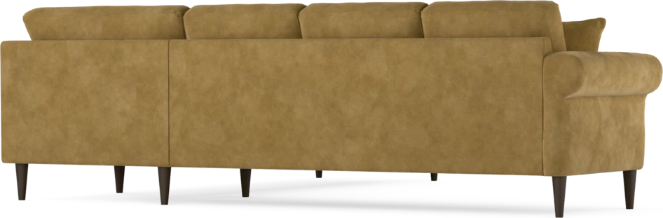 Eden - Hörnsoffa, 3+3-sits - Gul