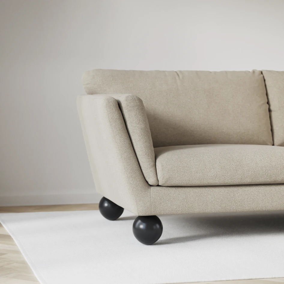 Madison Lux - 2-sits soffa med divan vänster och schäslong höger - Beige