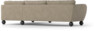 Madison Lux - 3-sits soffa med divan höger - Beige