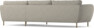 Madison Lux - 3-sits soffa med schäslong höger - Grå