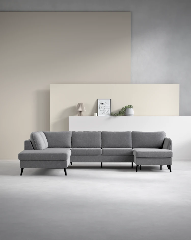 County - 3-sits soffa med divan vänster och schäslong höger - inspiration