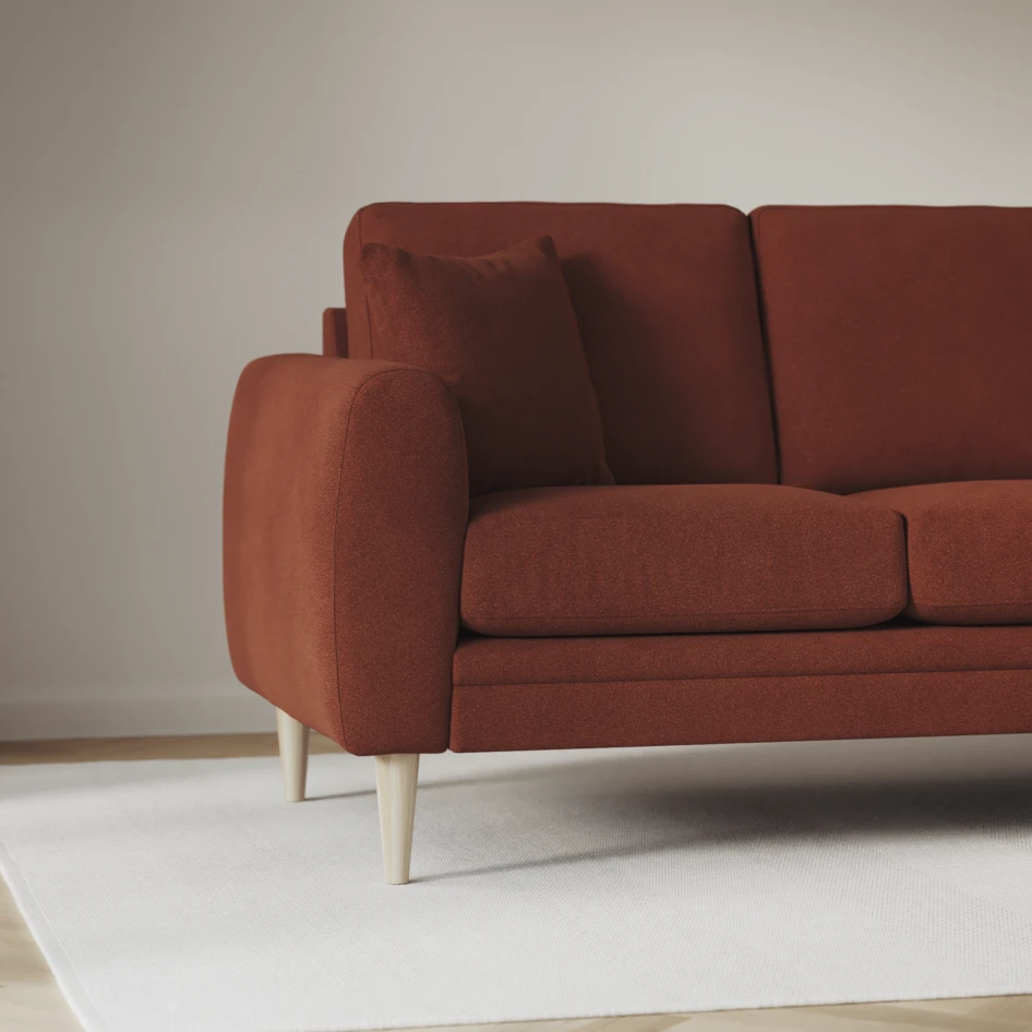 Eden - 2,5-sits soffa svängd - Orange