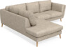 Madison - 2-sits soffa med divan vänster - Beige