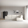 Friday - 2,5-sits soffa med divan höger - Vit
