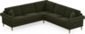 Eden - Hörnsoffa, 2,5+2,5-sits - Grön