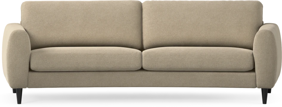 Bridge - 3-sits soffa svängd - Beige