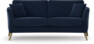 Eden - 2,5-sits soffa svängd - Blå