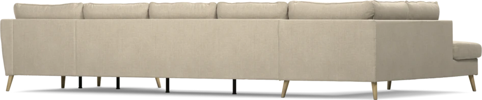 County - 4-sits soffa med divan vänster och schäslong höger - Beige