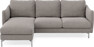 Madison Lux - 2-sits soffa med schäslong vänster - Beige