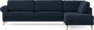 Bridge - 4-sits soffa med divan höger - Blå