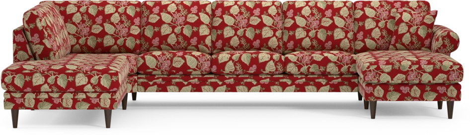 Eden - 3-sits soffa med divan vänster och schäslong höger - Flerfärgad