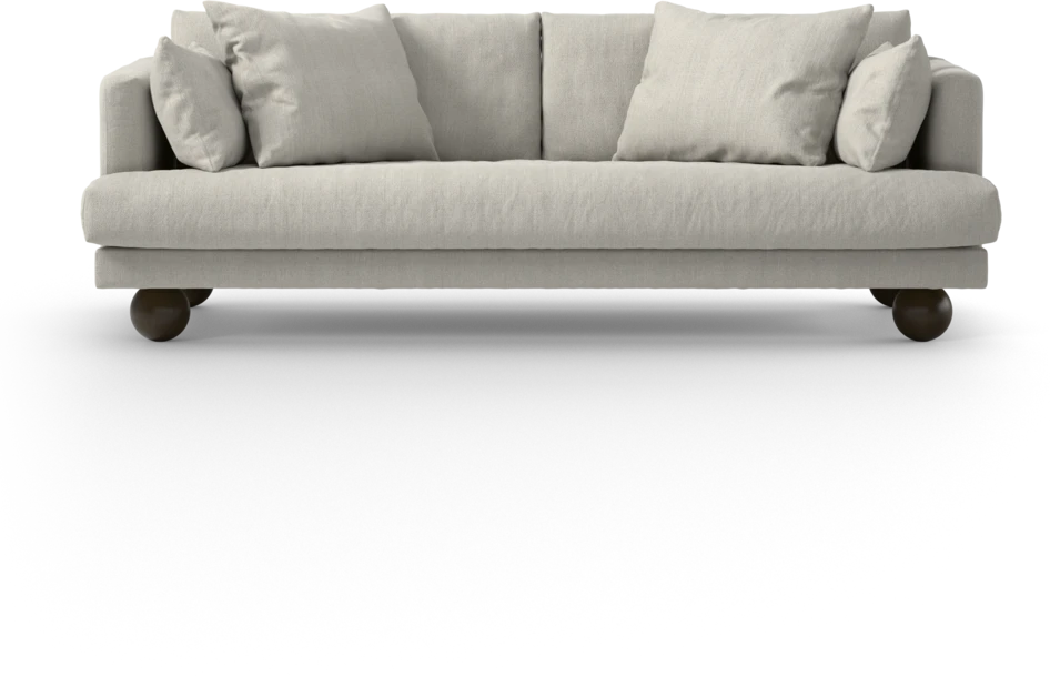 Harper - 3-sits soffa, hel dyna - Beige