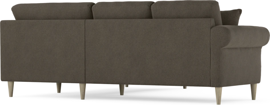 Eden - Hörnsoffa, 2+2-sits - Brun
