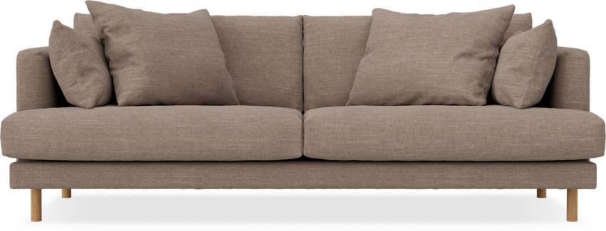 Harper - 3-sits soffa - Brun