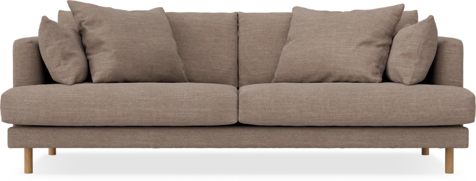 Harper - 3-sits soffa - Brun