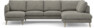 Madison Lux - 2-sits soffa med schäslong vänster och divan höger - Vit