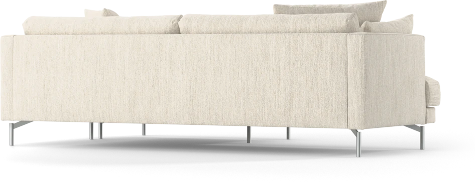 Harper - 4-sits med schäslong XL höger - Vit
