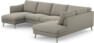Madison Lux - 2-sits soffa med schäslong vänster och divan höger - Grå