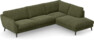 Madison Lux - 3-sits soffa med divan höger - Grön