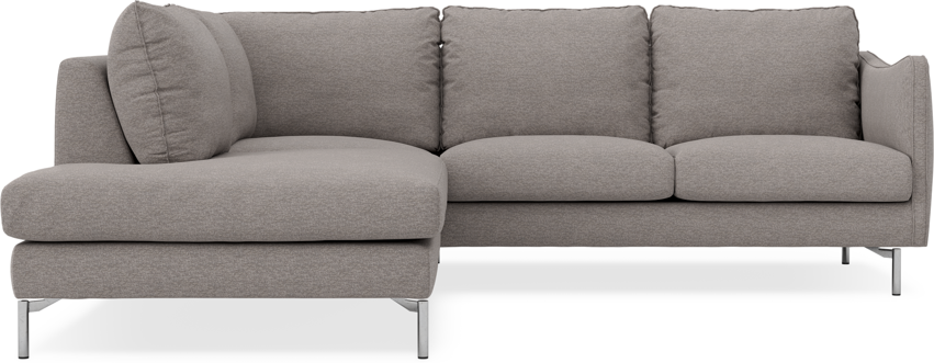 Madison - 2-sits soffa med divan vänster - Grå