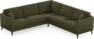 Eden - Hörnsoffa, 2,5+2,5-sits - Grön