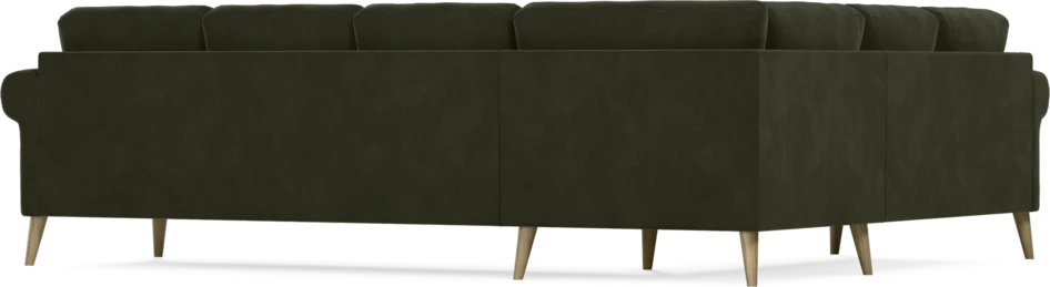 Eden - Hörnsoffa, 2+3-sits - Grön