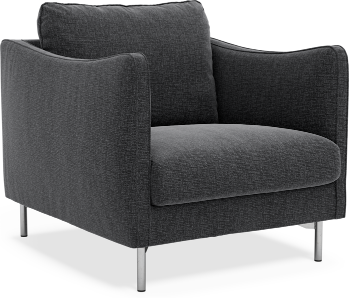 Madison Lux - Fåtölj, 70 cm - Svart