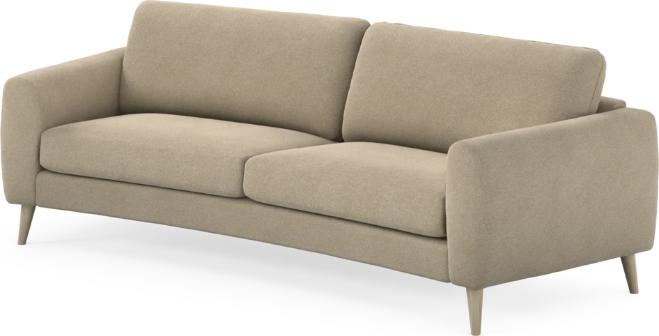 Bridge - 3-sits soffa svängd - Beige