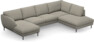 Madison Lux - 2-sits soffa med schäslong vänster och divan höger - Grå