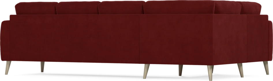 Eden - Hörnsoffa, 1+3-sits - Röd