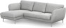 Madison Lux - 2-sits soffa med schäslong vänster - Grå