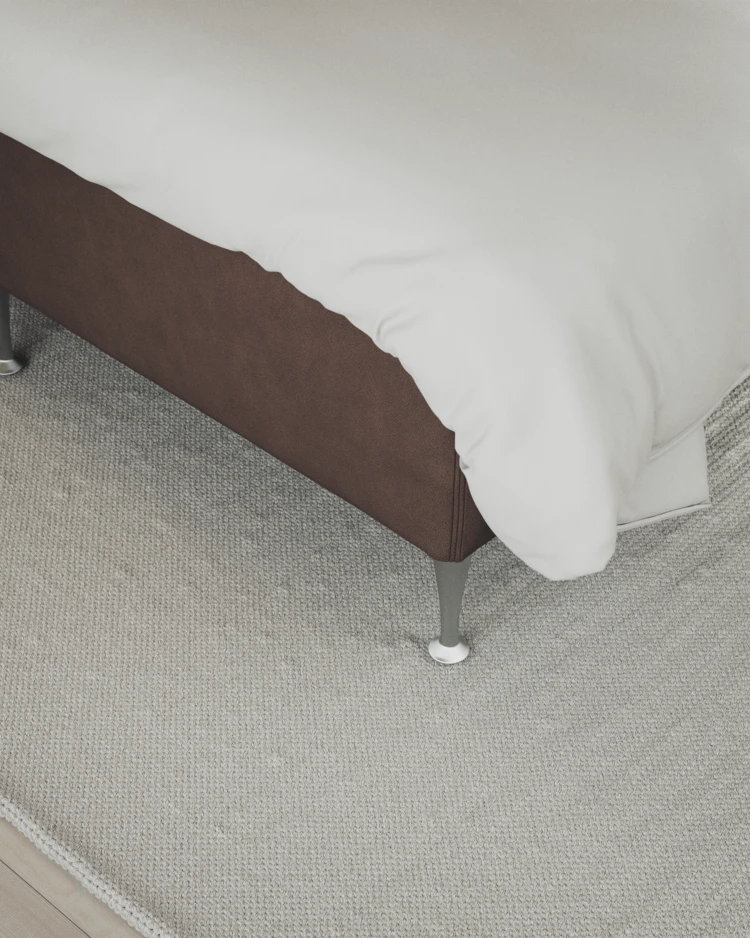 Delux Exclusive - Kontinentalsäng, enkelsäng 120 cm med bäddmadrass och sängben - inspiration