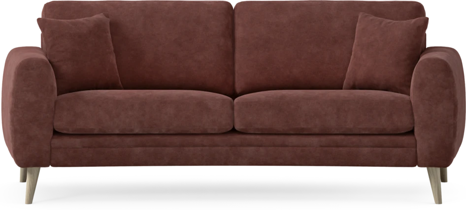 Eden - 2,5-sits soffa svängd - Röd