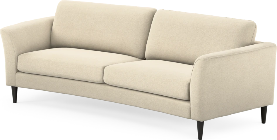 Bridge - 3-sits soffa svängd - Beige
