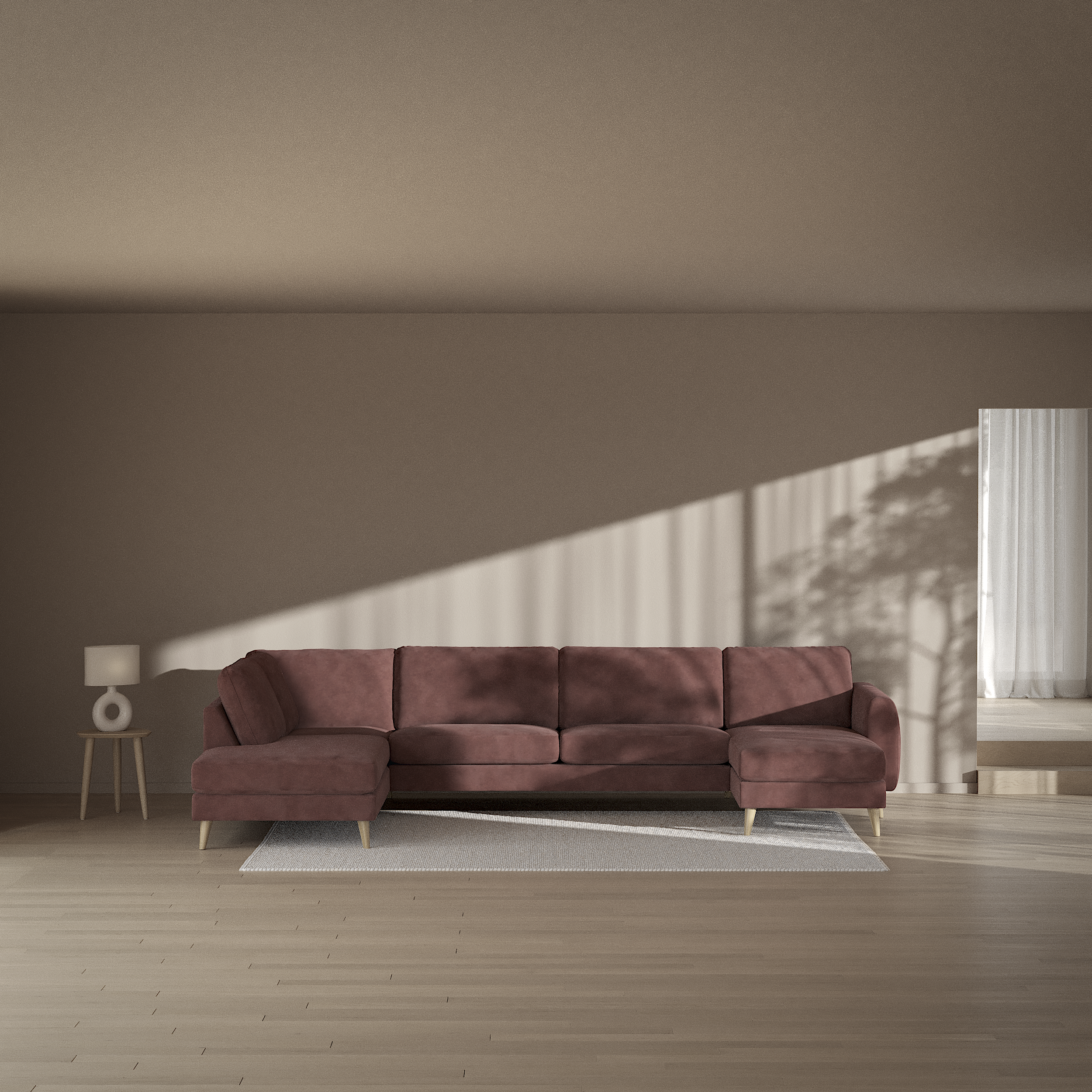 Bridge - 3-sits soffa med divan vänster och schäslong höger - inspiration