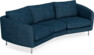 Madison - 3-sits soffa svängd, 70 cm - Blå