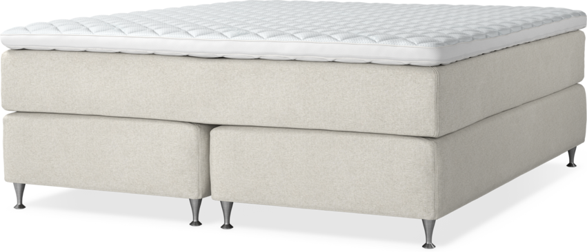 Delux Dream - Kontinentalsäng, dubbelsäng med bäddmadrass - Beige