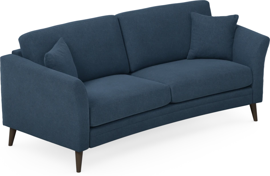 Eden - 2,5-sits soffa svängd - Blå