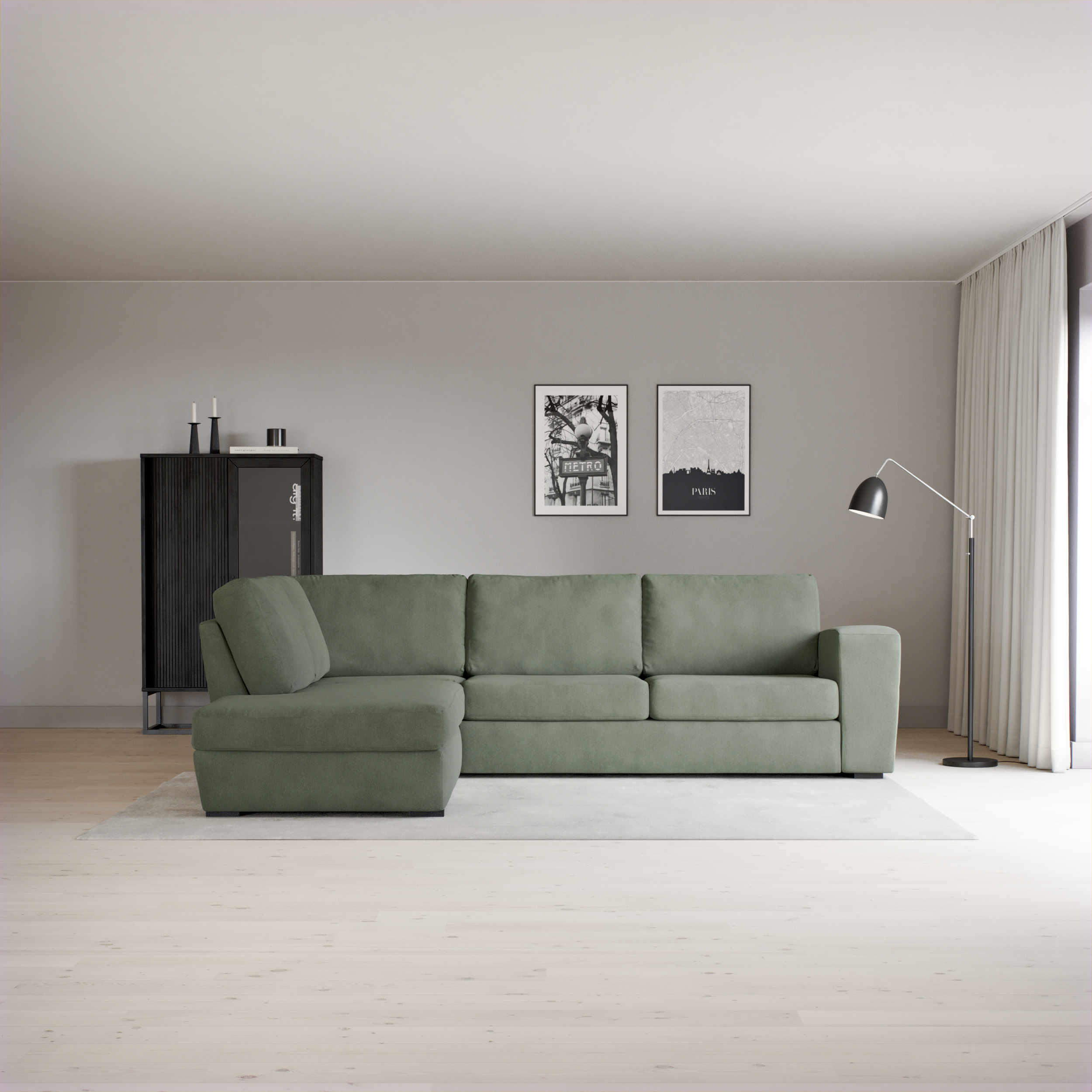 Friday - 2,5-sits soffa med divan vänster - inspiration