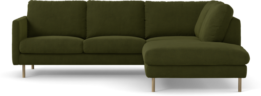 Madison Lux - 2-sits soffa med divan höger - Grön