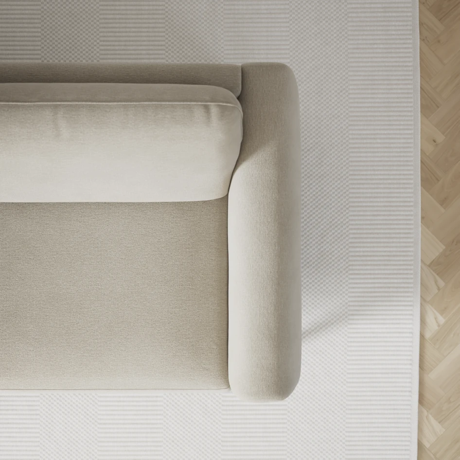 Bridge - 3-sits soffa med schäslong vänster och divan höger - Brun