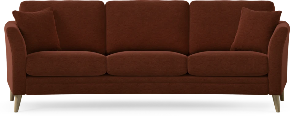 Eden - 3-sits soffa svängd - Orange