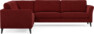 Bridge - Hörnsoffa, 2+3-sits - Röd