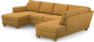 Friday - 3-sits soffa med schäslong vänster och divan höger - Gul