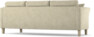Eden - 3-sits soffa svängd - Beige