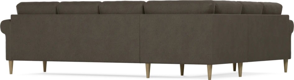 Eden - Hörnsoffa, 2+3-sits - Brun