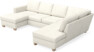 Friday - 3-sits soffa med schäslong vänster och divan höger - Vit